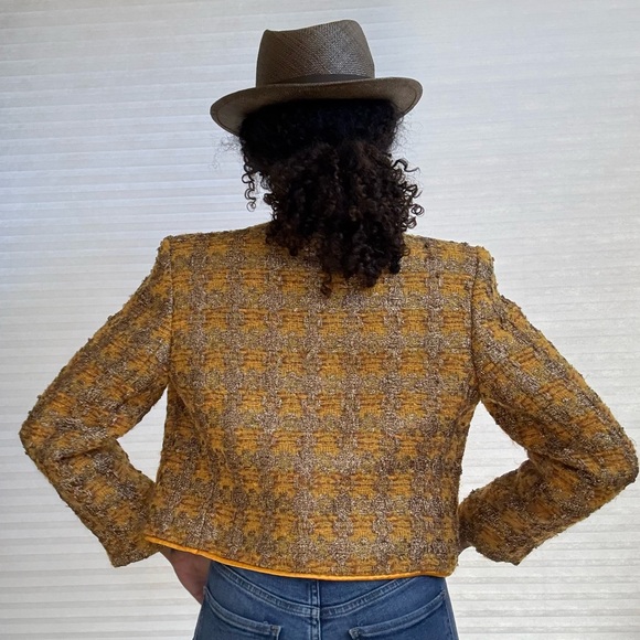 Mimmina 80’s Vintage Cropped Coat - Picture 6 of 15